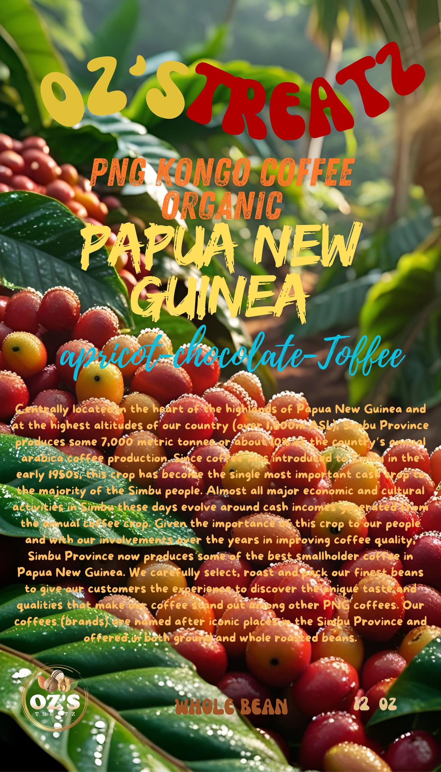 COFFE MEDIUM ROAST GROUND PAPUA NEW GUINEA