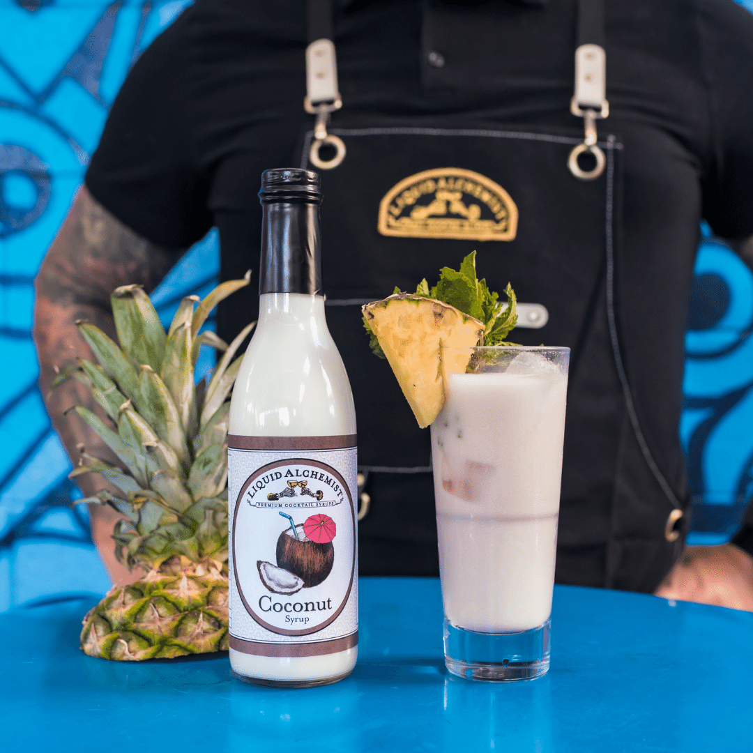 Sirope de coco para café, cócteles y piñas coladas: 750 ml