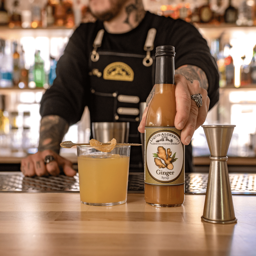 Jarabe de jengibre para cócteles, Moscow Mules y bebidas: 375 ml