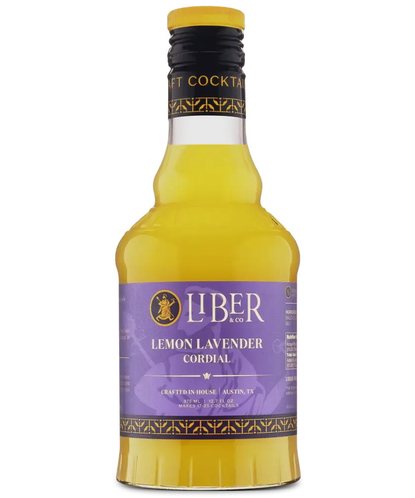 Cordial de lavanda y limón: 750 mL