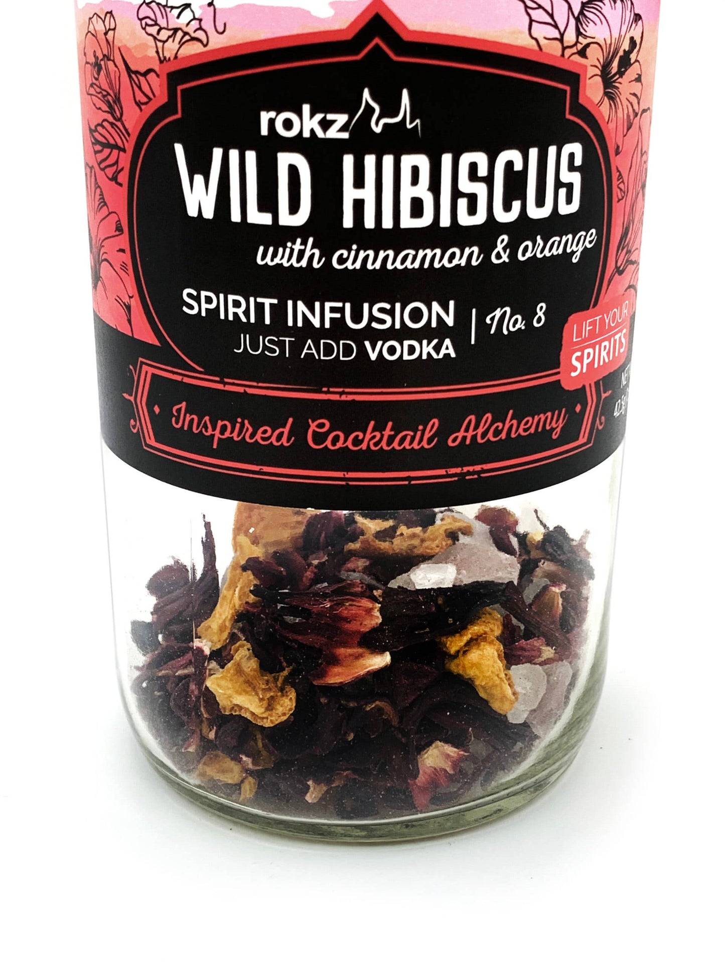 Natural Infusion of Wild Hibiscus - Mixer of Cocktails and Mocktails