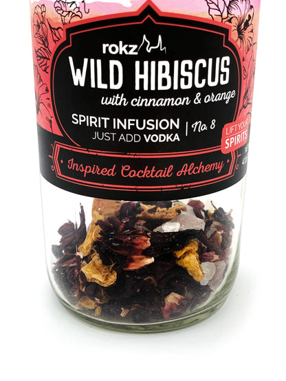 Natural Infusion of Wild Hibiscus - Mixer of Cocktails and Mocktails