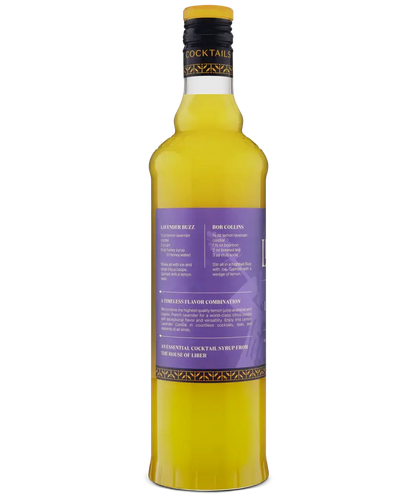 Cordial de lavanda y limón: 750 mL