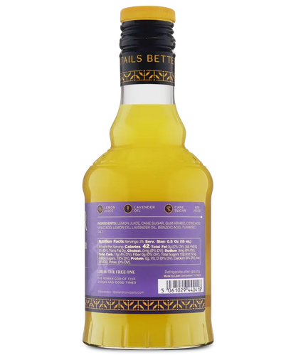 Cordial de lavanda y limón: 750 mL