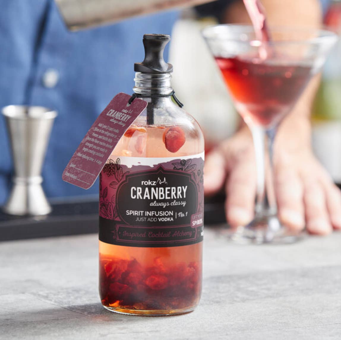 Natural Cranberry Infusion - Cocktail and Mocktail Mixer