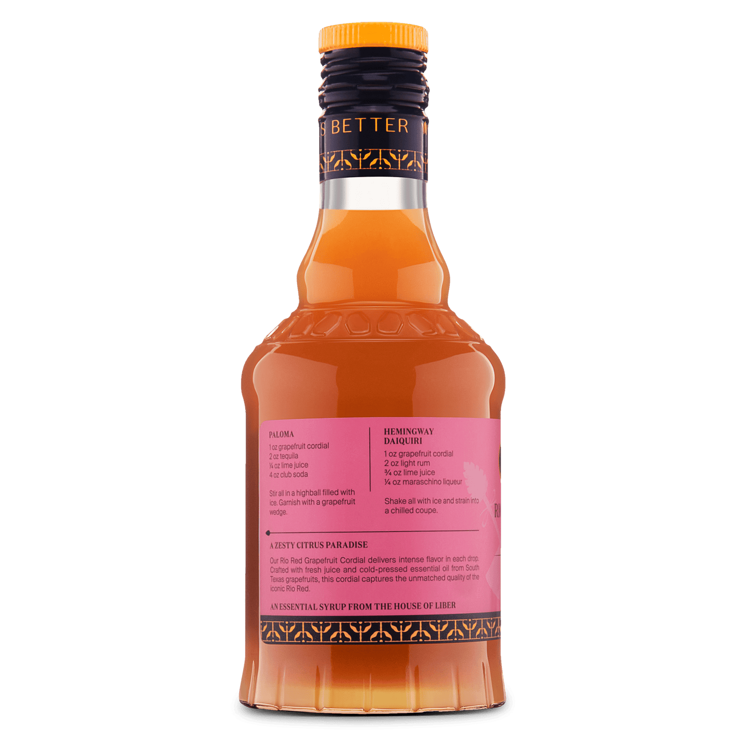 Rio Red Grapefruit Cordial: 750 mL