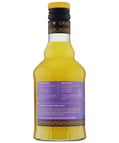 Cordial de lavanda y limón: 750 mL