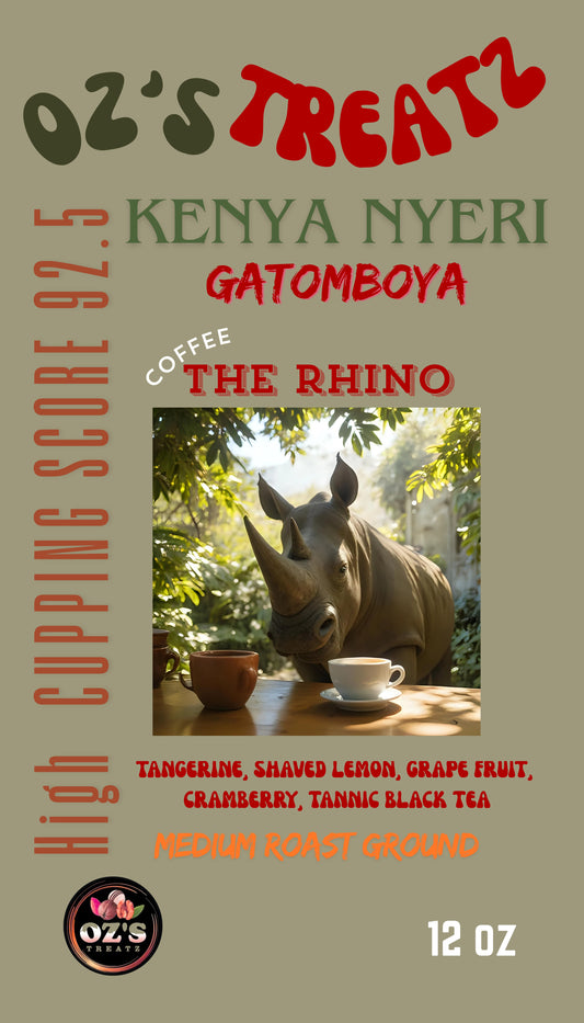 KENYA NYERI     COFFEE THE RHINO